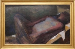 "Desnudo reclinado" Arthur B. Carles, Desnudo abstracto, Modernismo americano temprano