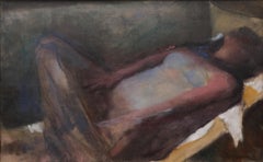 « Reclining Nude » Arthur B. Carles, Nu abstrait, Early American Modernism