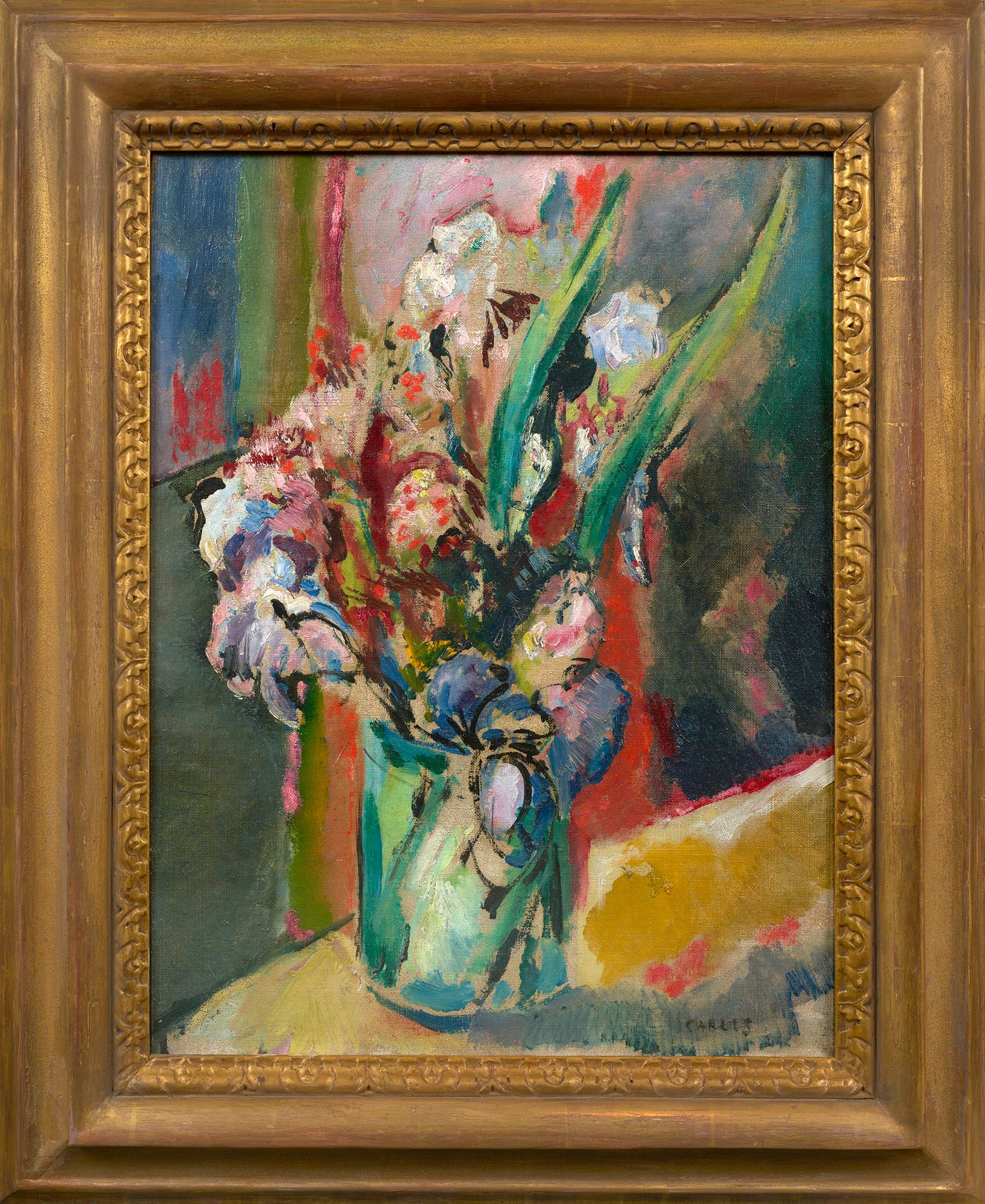 Natura morta con fiori - Painting di Arthur Beecher Carles