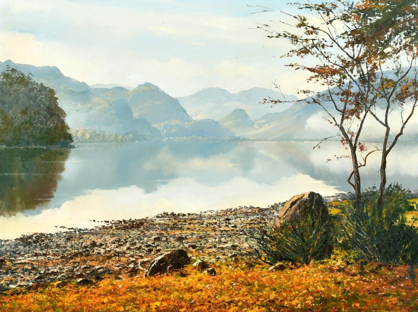 Arthur Blamires Landscape Painting – The English Lake District, Großes Original-Ölgemälde, britische Landschaft