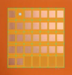 Seasons Series 3, Geometrischer Siebdruck von Arthur Boden