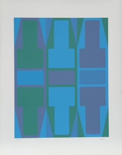 T Series (Blue), Serigraph by Arthur Boden
