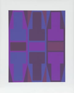 Série T (Purple), sérigraphie d'Arthur Boden
