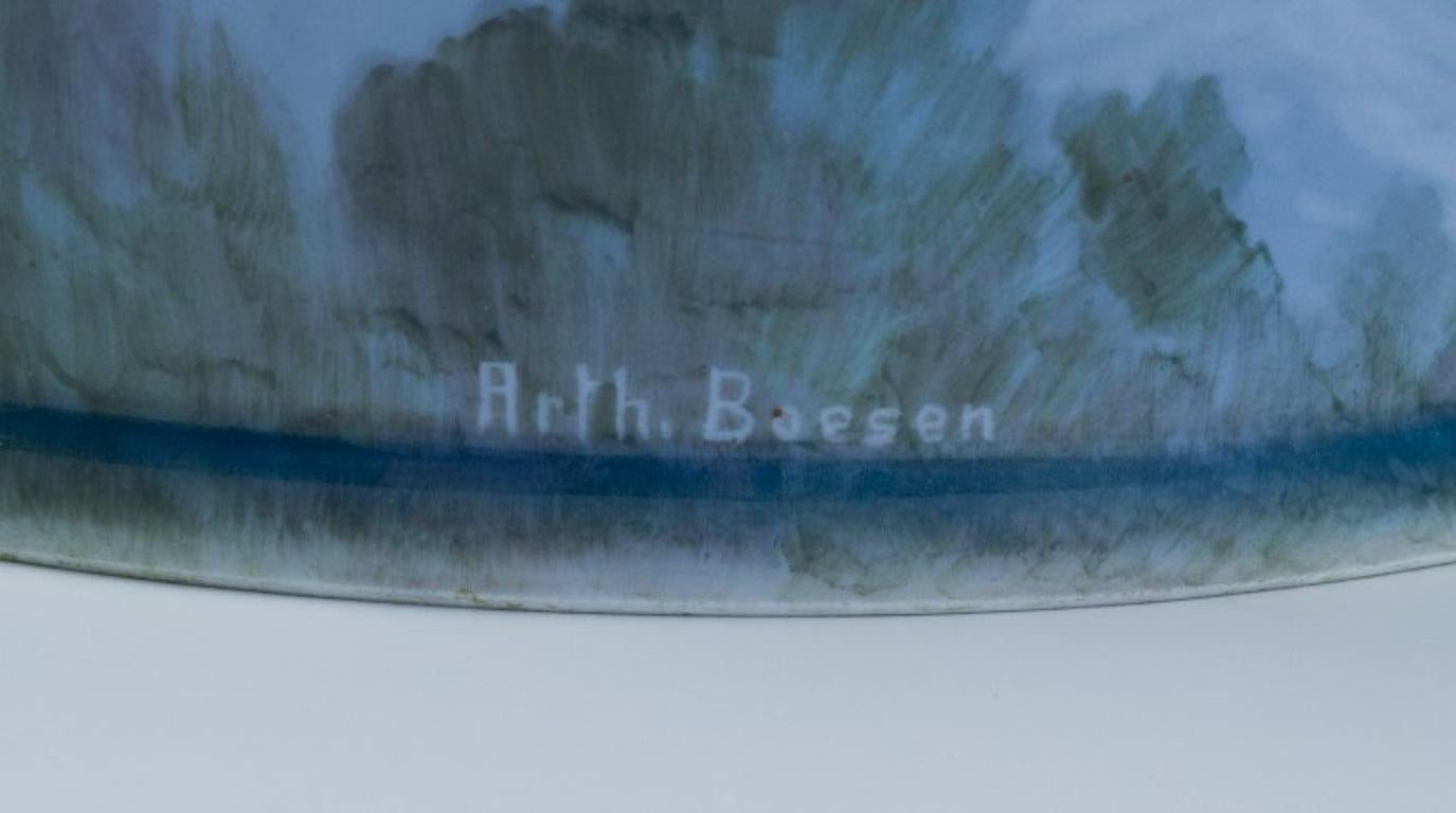 Porcellana Arthur Boesen per Royal Copenhagen, Vaso colossale in porcellana, anni '30 in vendita