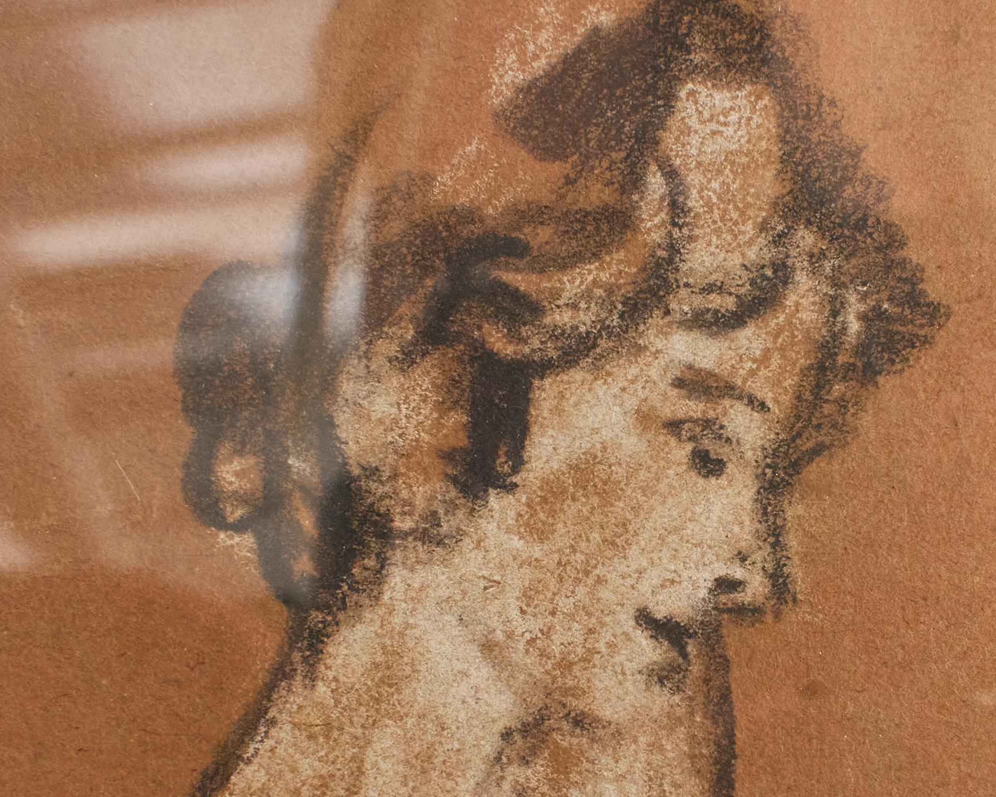 Arthur Bowen Davies Set of Three Nude Pastel Study C. 1900 For Sale 3
