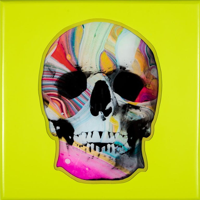 Skull - Mixed Media Art by Arthur Brouthers