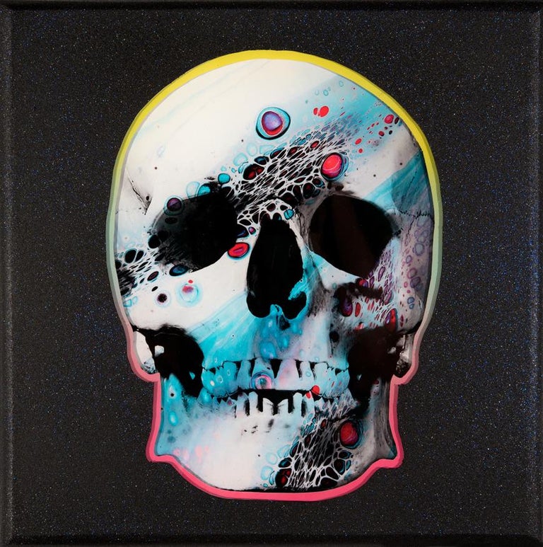 Skull - Mixed Media Art by Arthur Brouthers
