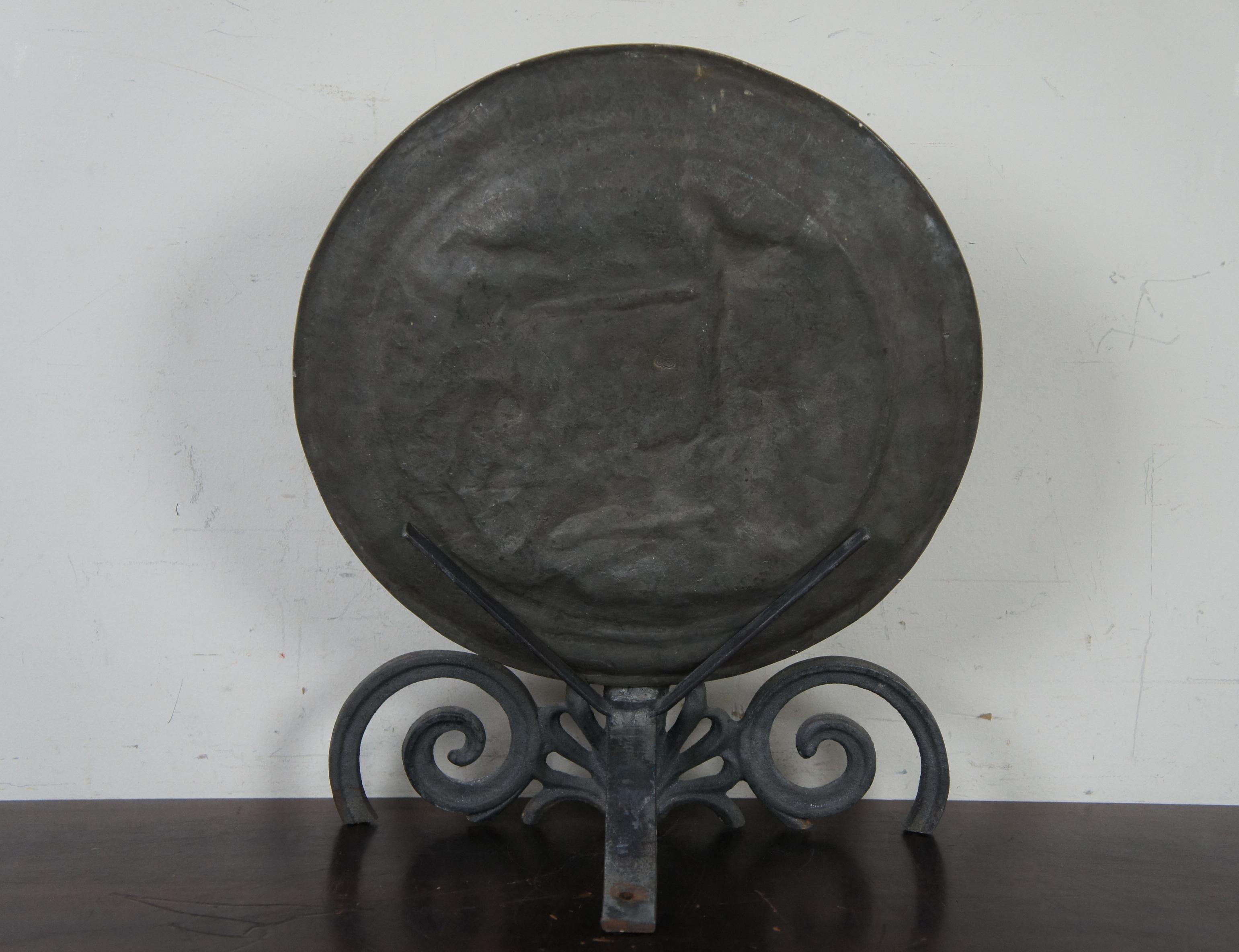antique pewter plates marks