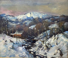 Snowy Banks of the River