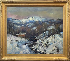 Snowy Banks of the River