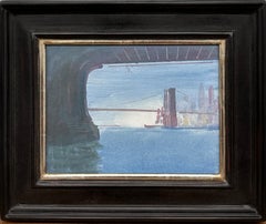 Cape Cod Provincetown Painter, Arthur Cohen(1928-2021), Brooklyn Bridge 2002"