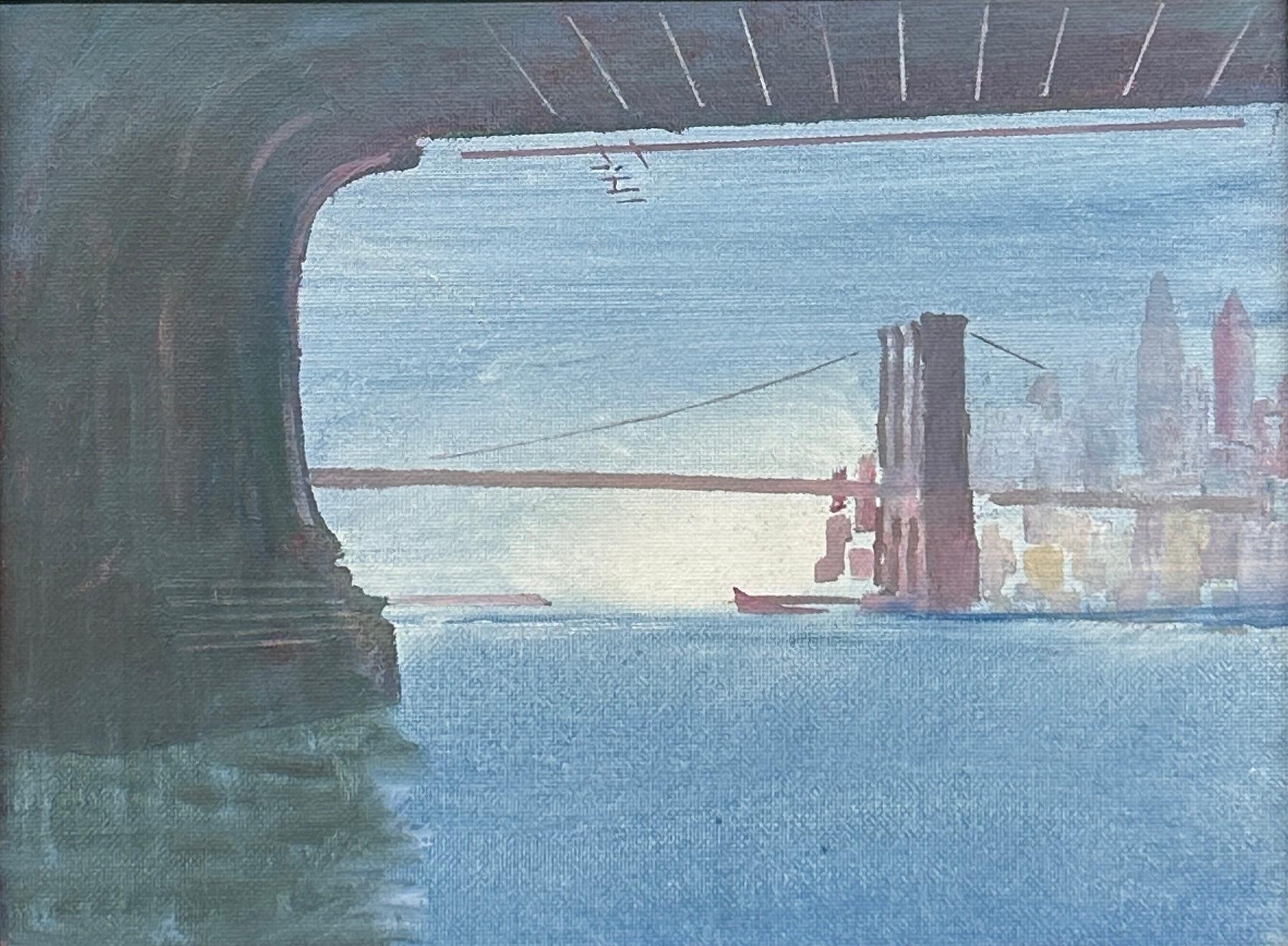 famous bridge painting