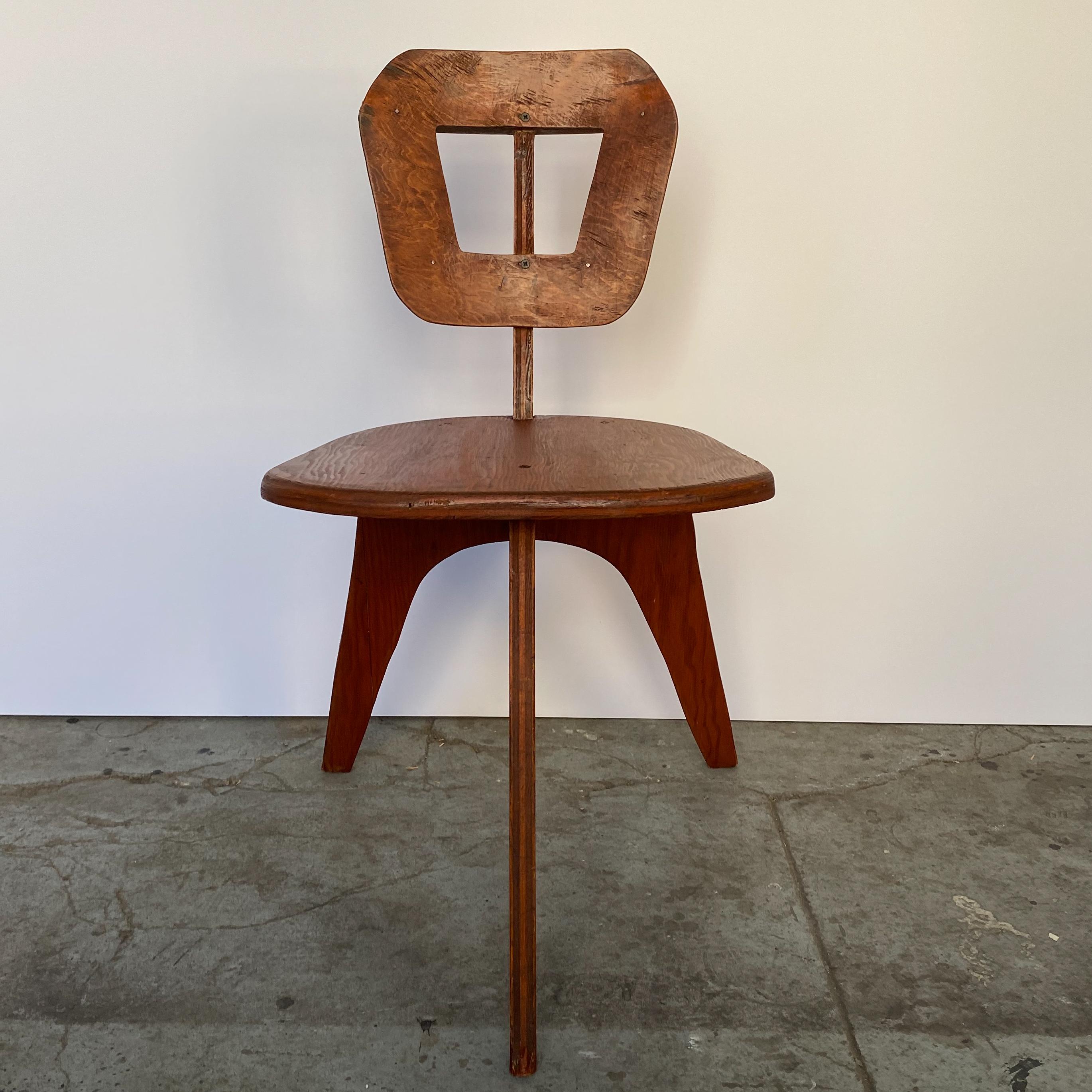 plywood modernist chair