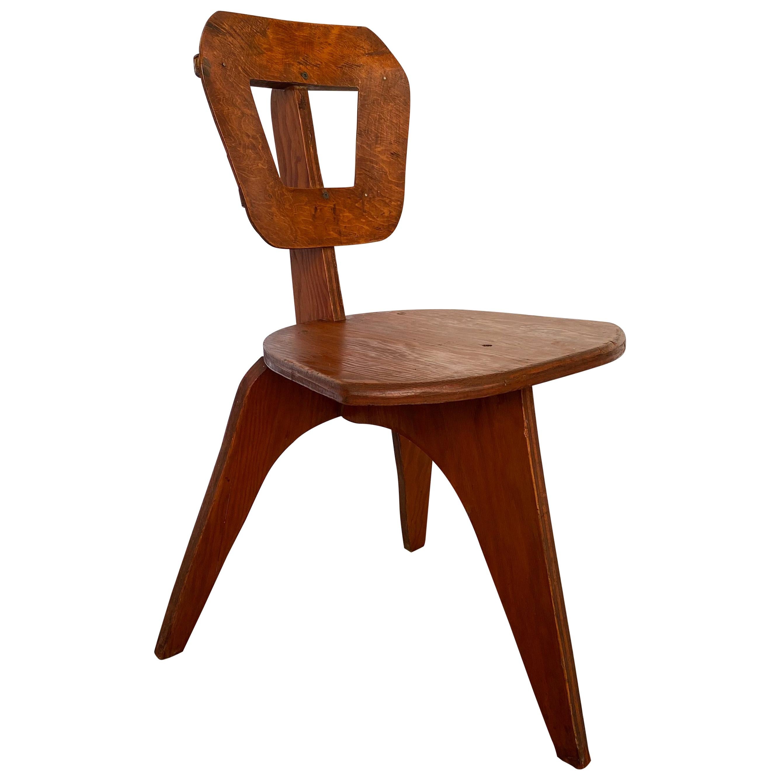 Arthur Collani Plywood "Modern" Chair