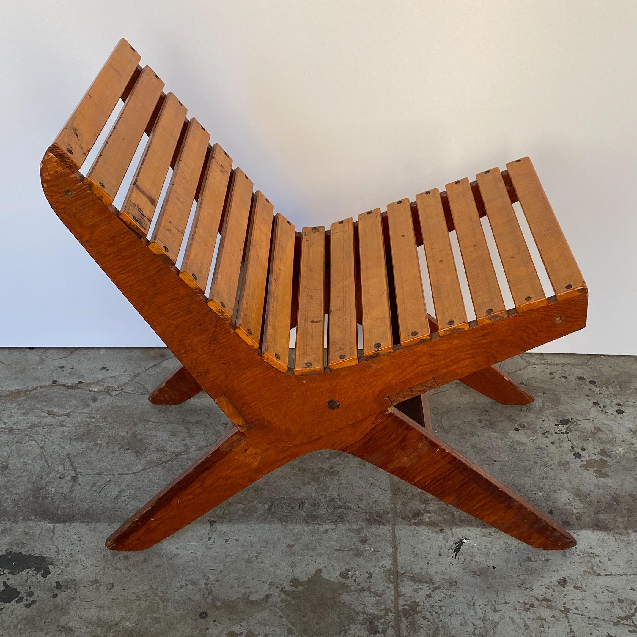 Mid-20th Century Arthur Collani Tilt-Back Chair For Sale