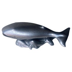 Arthur Court Aluminum, Cooler/Ice/Tureen/Centerpiece Serving, 3 Pieces, Whale