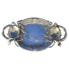 Arthur Court Aluminum Crab Seafood Serving Platter