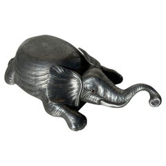 Arthur Court Aluminium-Elefantenschale aus Aluminium Catch All