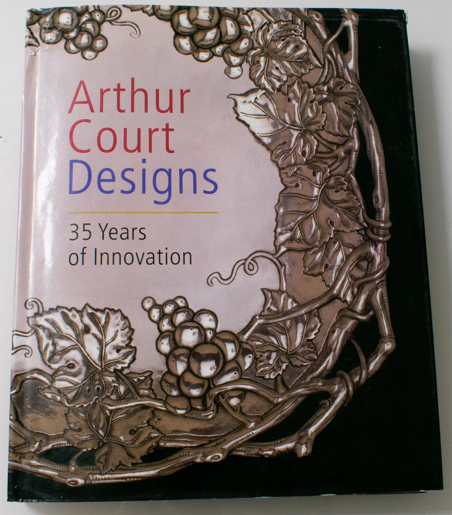 Arthur Court Aluminum Tray, Palm Frond Design, 2 pieces For Sale 8