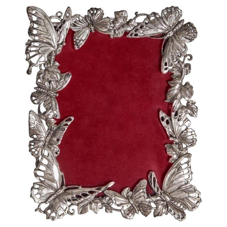 Arthur Court Butterfly Picture Frame For Sale at 1stDibs