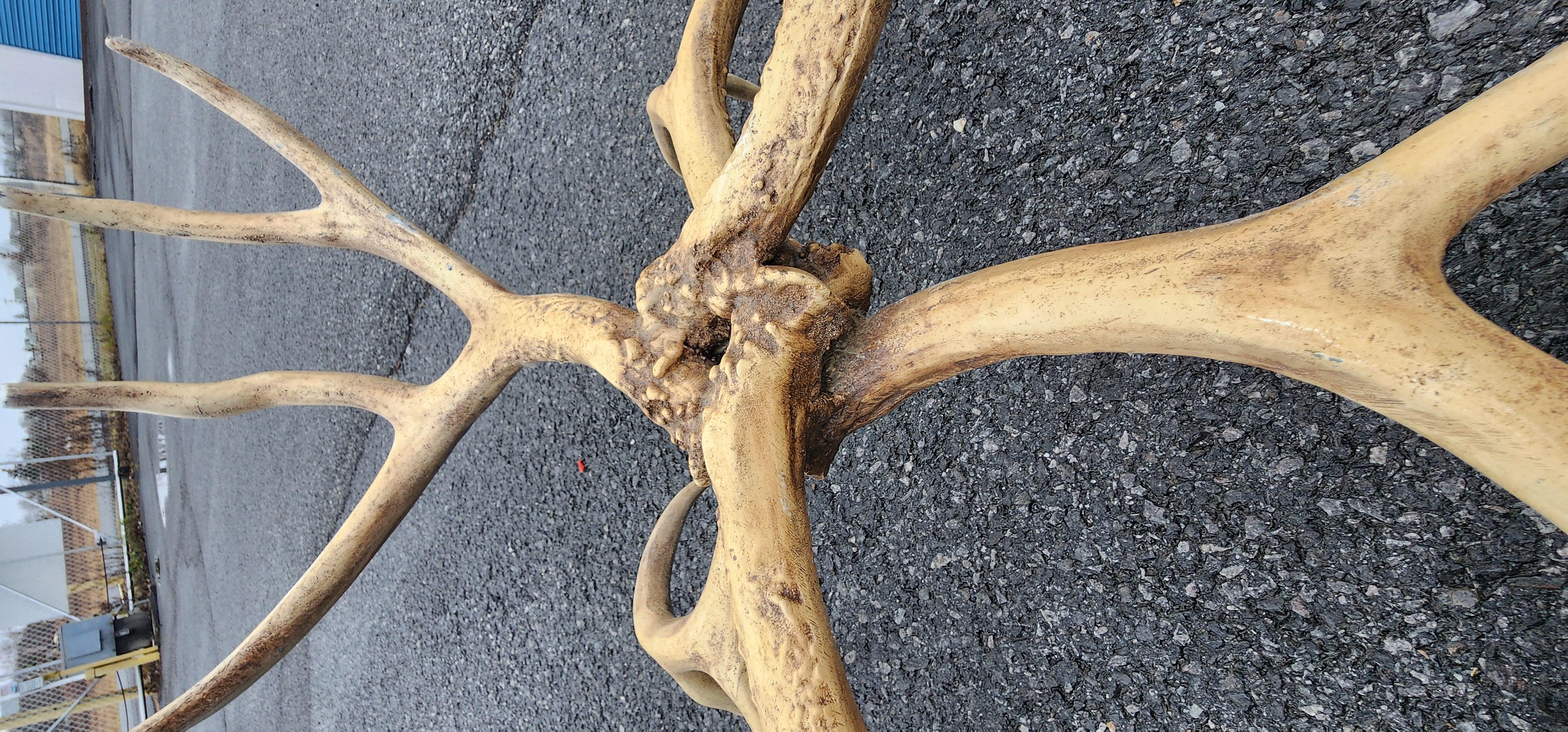 Arthur Court Cast Aluminum Antler Cocktail Table 5