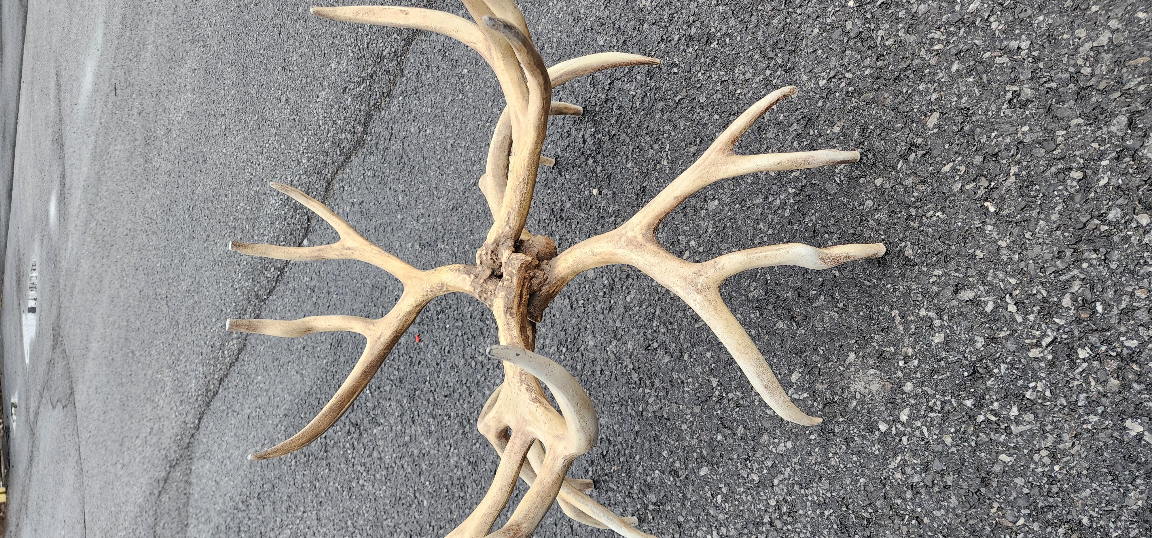 Arthur Court Cast Aluminum Antler Cocktail Table 4