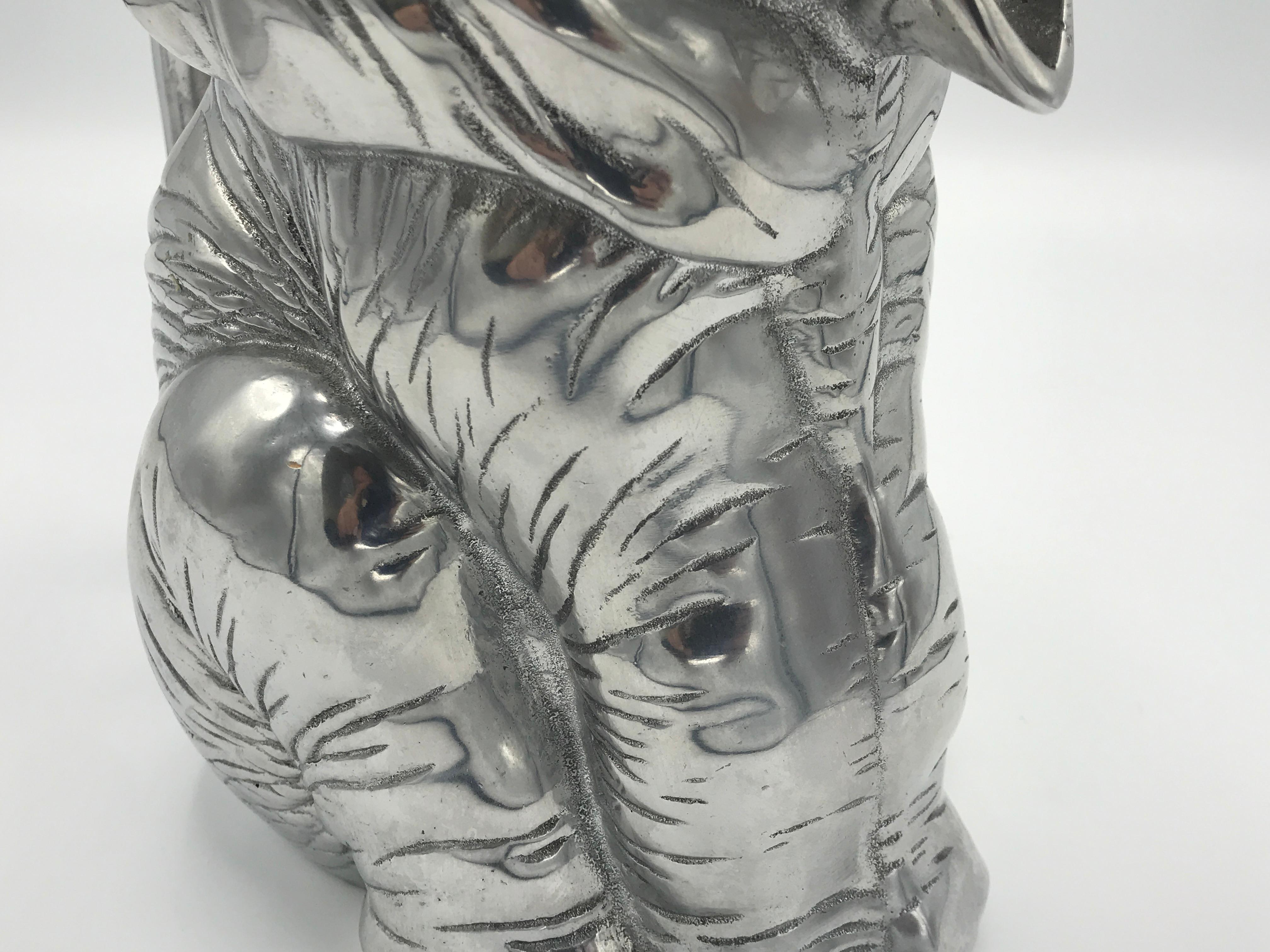 Arthur Court Cast-Aluminum Elephant Pitcher 1