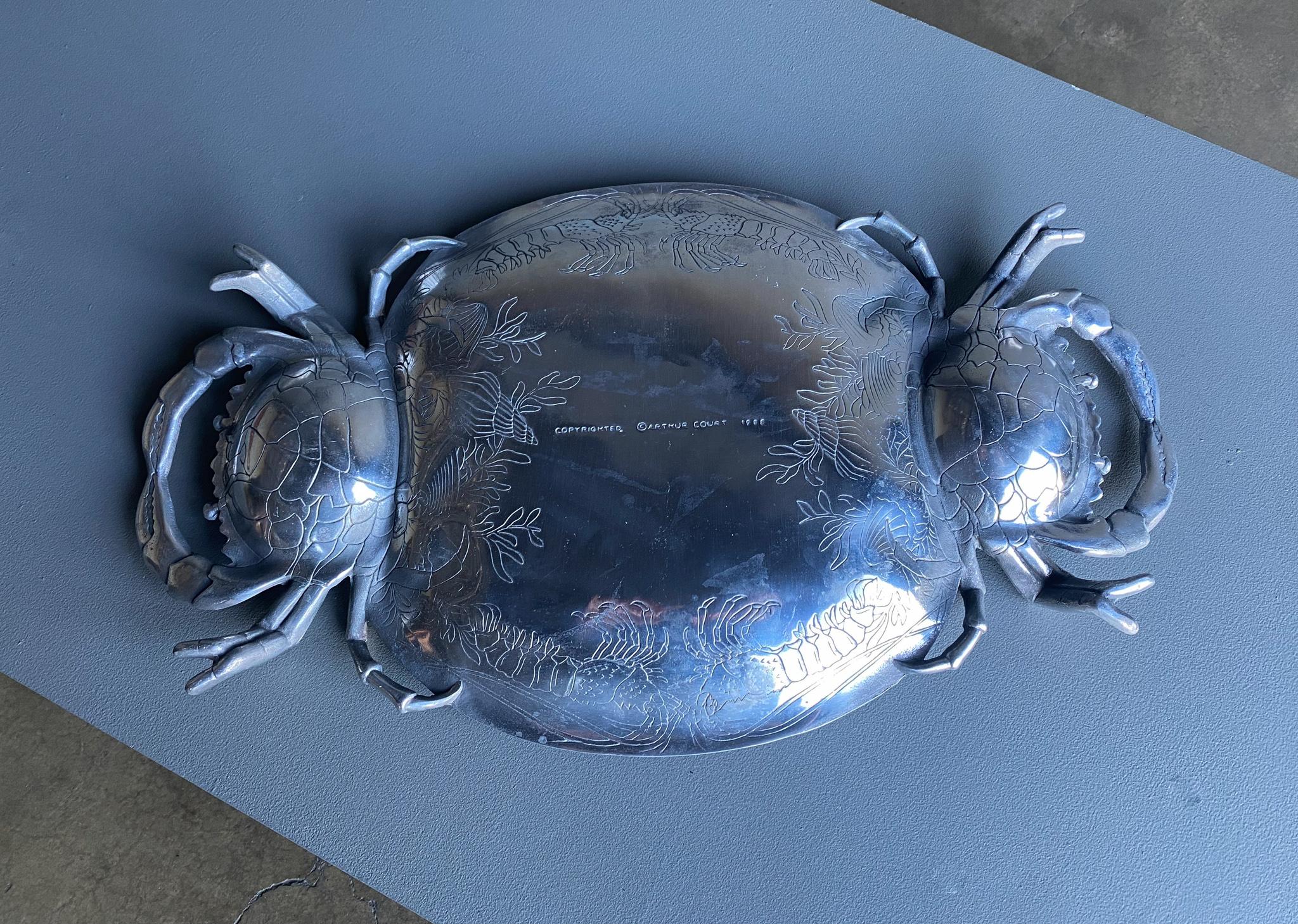 Arthur Court Crab Platter Serving Dish / Centerpiece  3