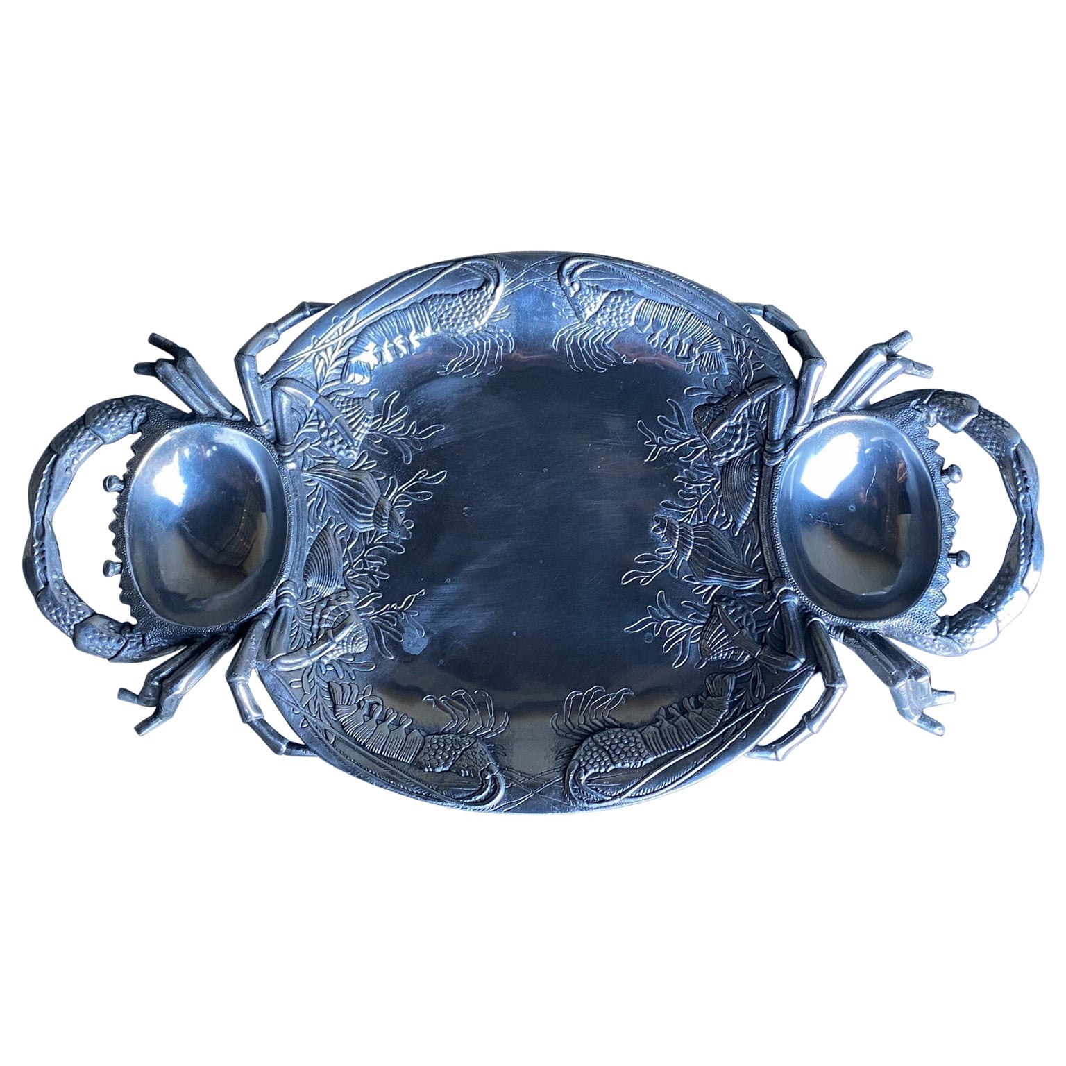 Arthur Court Crab Platter Serving Dish / Centerpiece