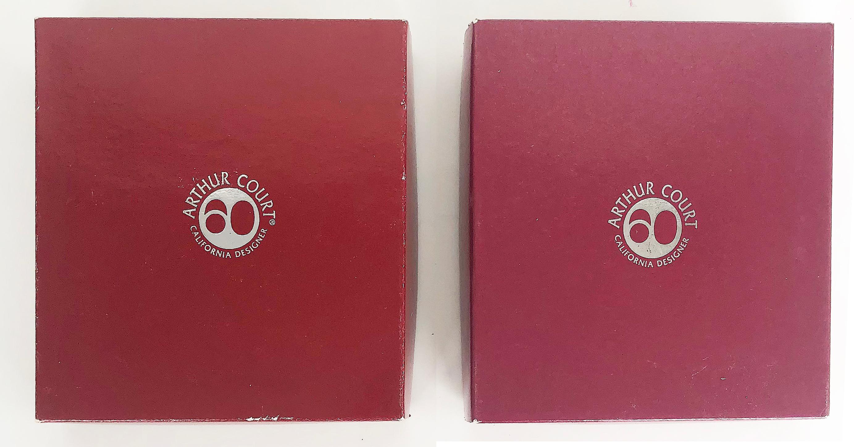 Arthur Court Designs Aluminum Elephant Napkin Rings, New in Boxes, Set of '8' 1