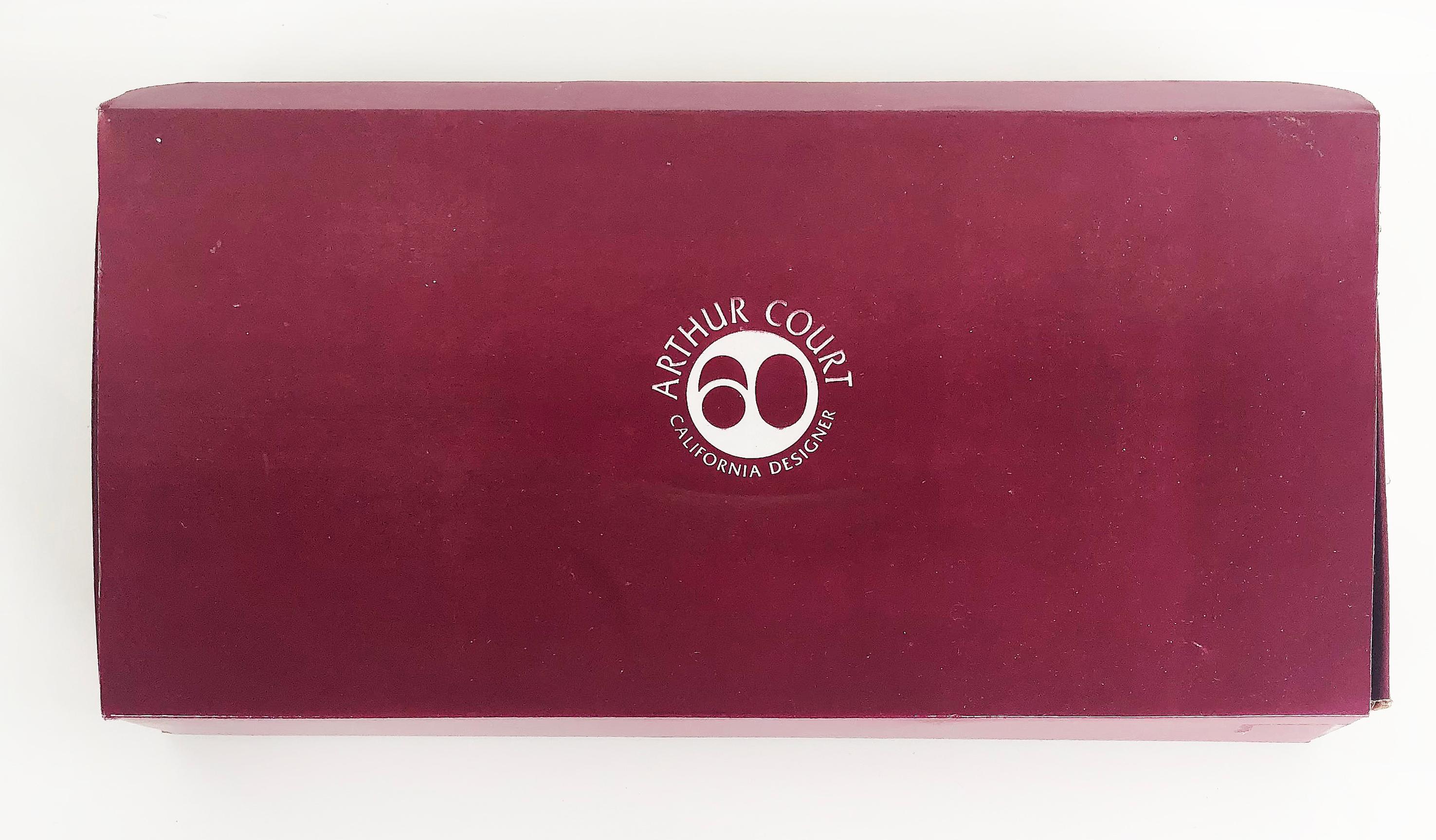 Arthur Court Designs Aluminum Elephant Salad Servers, New in Box 1
