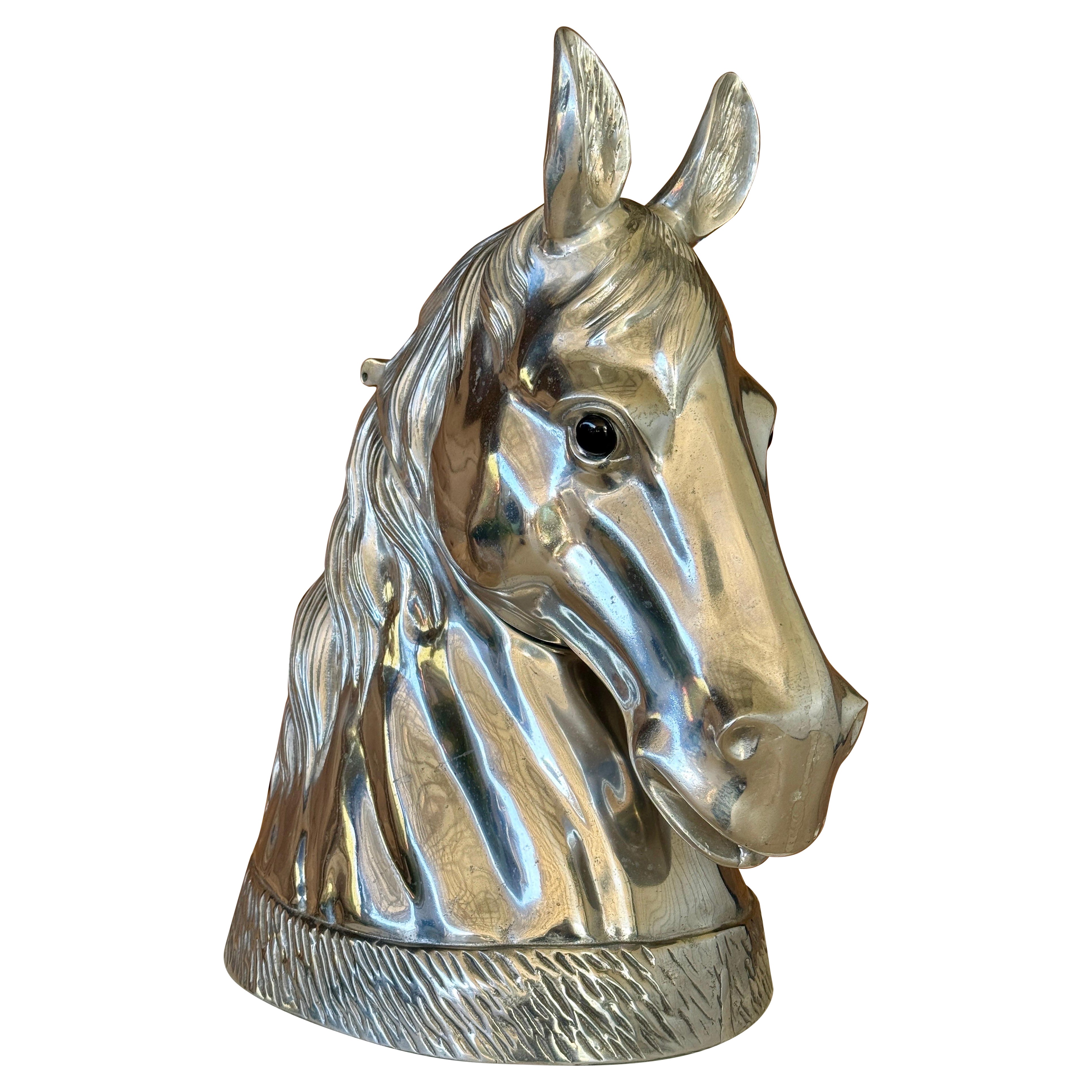 Arthur Court Equestrian Horse Head Ice Bucket or Wine Chiller