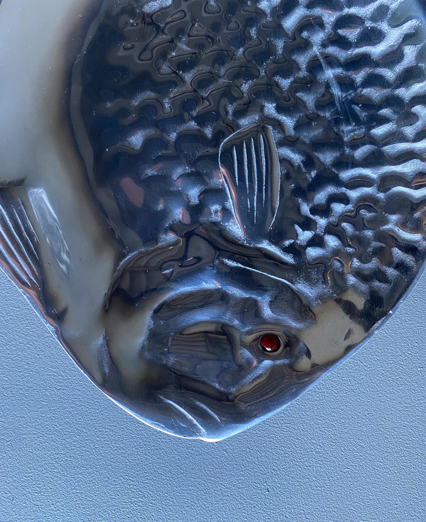 Aluminum Arthur Court Fish Platter Serving Dish 