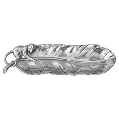 Arthur Court Affenblatt-Serviergeschirr-Teller Servierschale/Schreibtisch Trinket-Tablett/Tablett Catch all