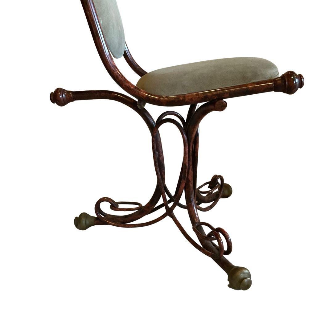 Fin du 20e siècle Arthur Court - Paire de chaises en métal en vente