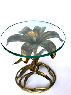 Arthur Court Petite Lily Cocktail Table in Gold