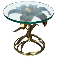 Arthur Court Petite Lily Cocktail Table in Gold