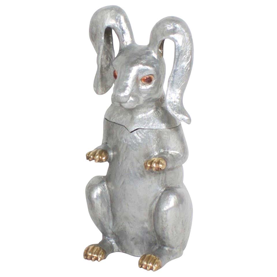 Rare Aluminum Sawtooth Snout Ornament by Arthur Court For Sale at 1stDibs