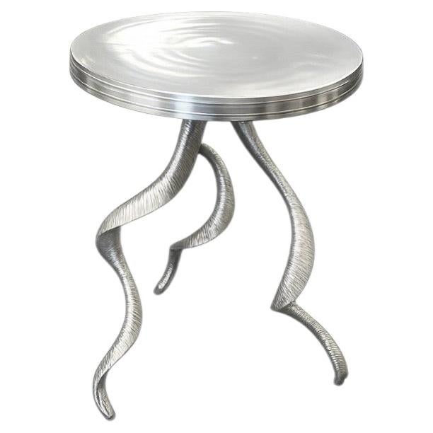 Arthur Court Sculptural Side Table with Twisted Horn Legs, C1980 For Sale