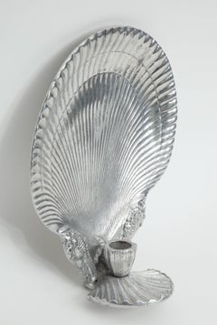 Arthur Court Shell Candle Sconces
