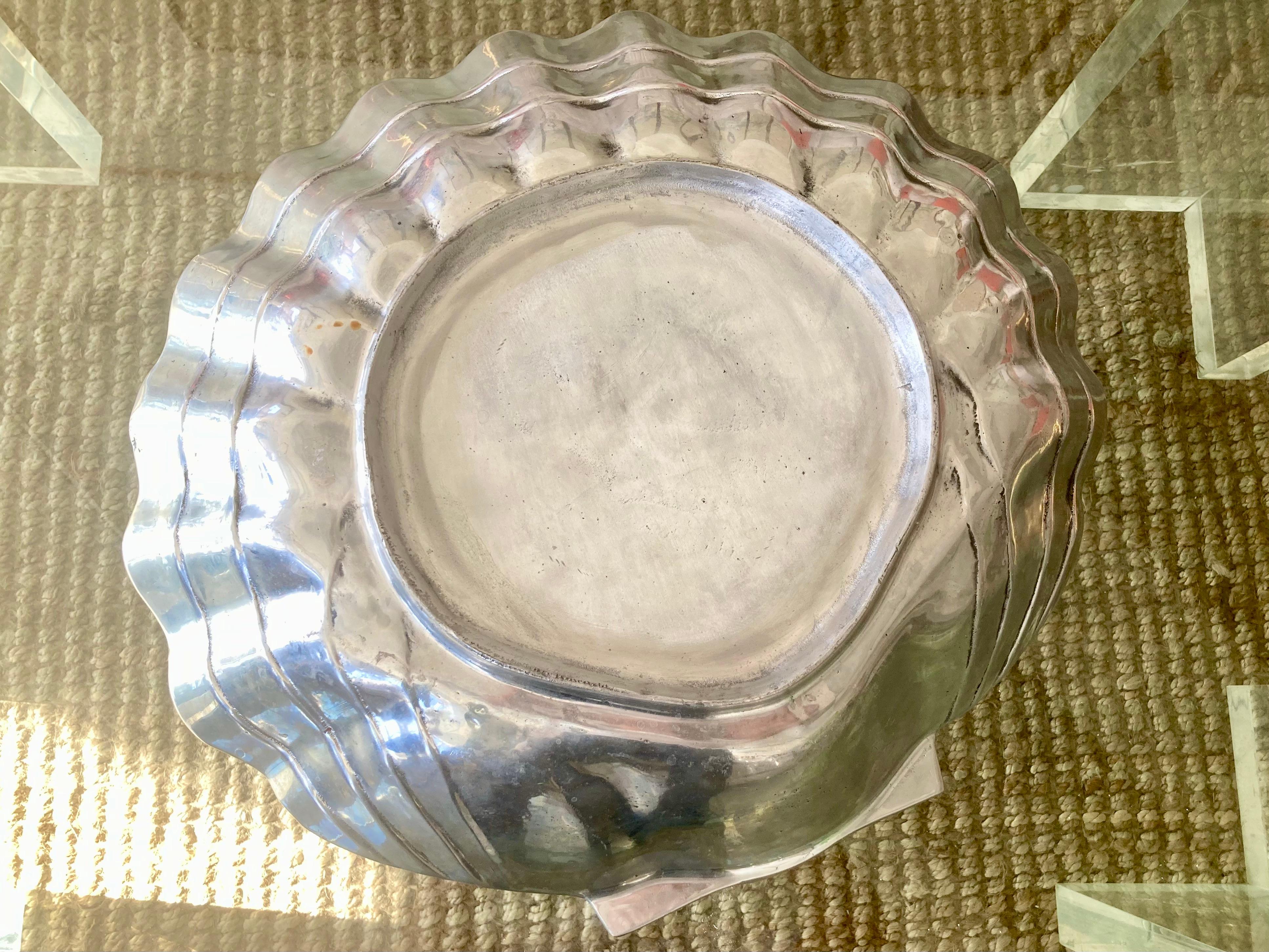 Grand bol en coquillage de style Arthur Court - 1 en vente 5