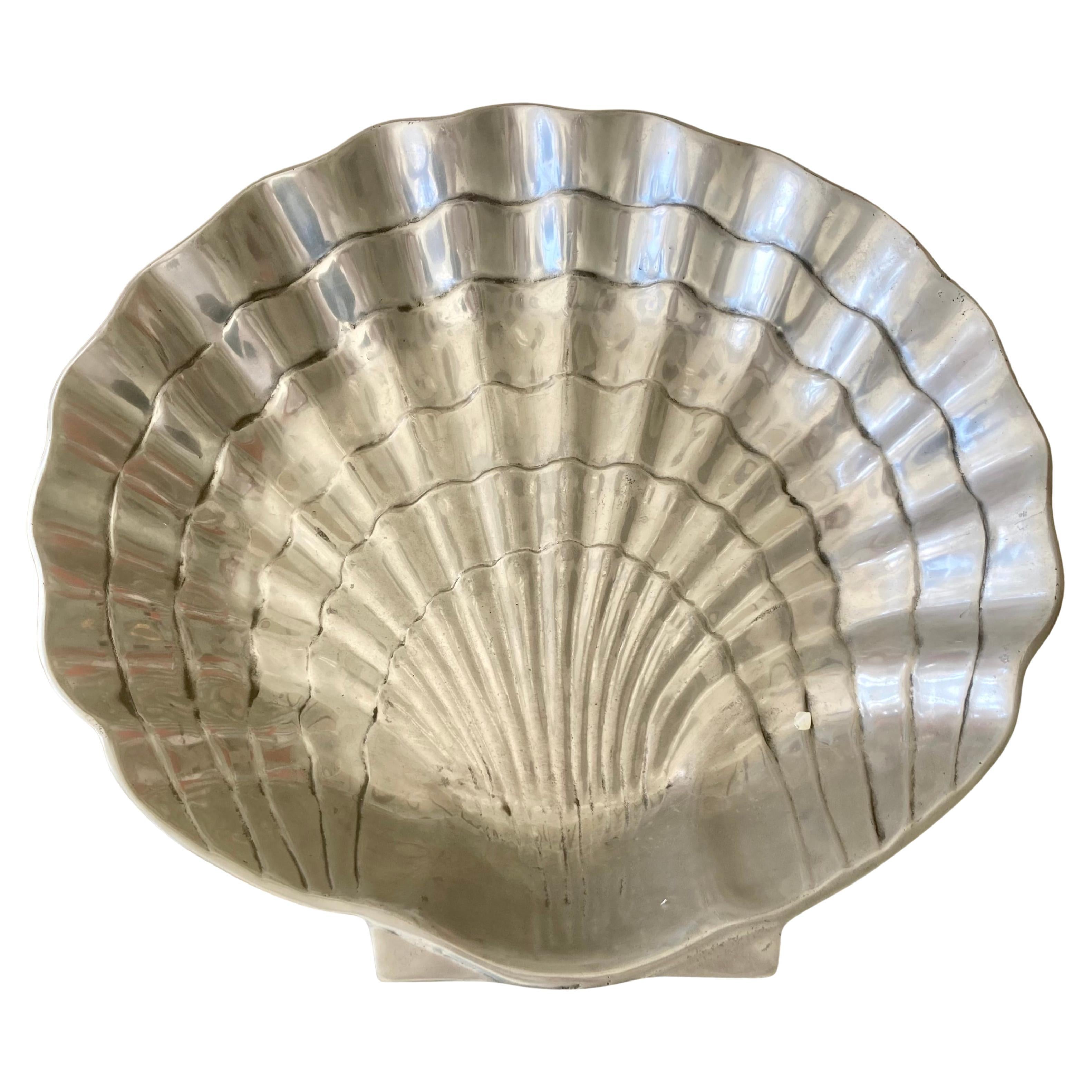 Grand bol en coquillage de style Arthur Court - 1 en vente