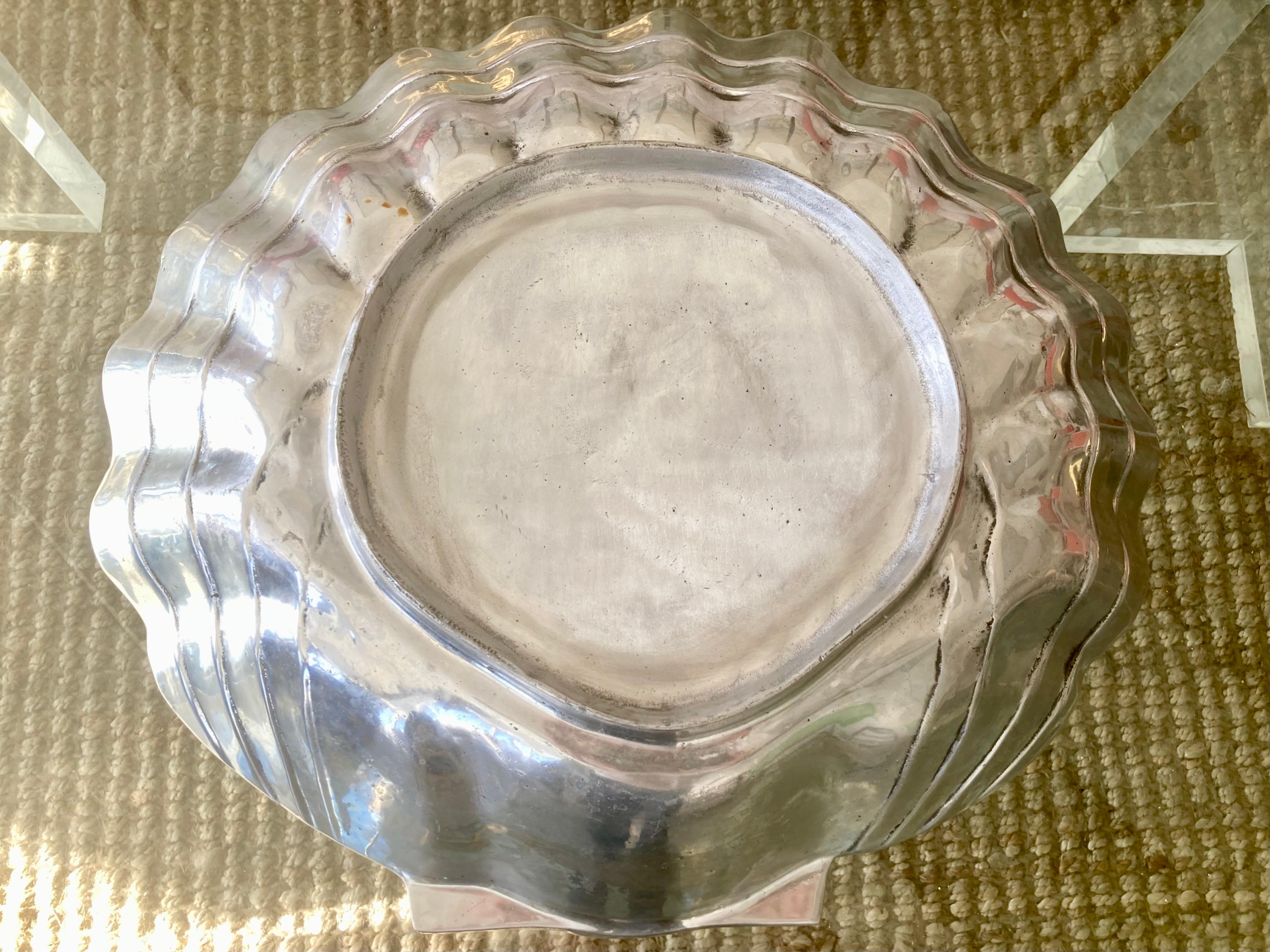 Grand bol en coquillage de style Arthur Court - 2 en vente 4