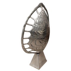 Arthur Court Tortoise Shell Table Lamp in Cast Pewter 'Signed'