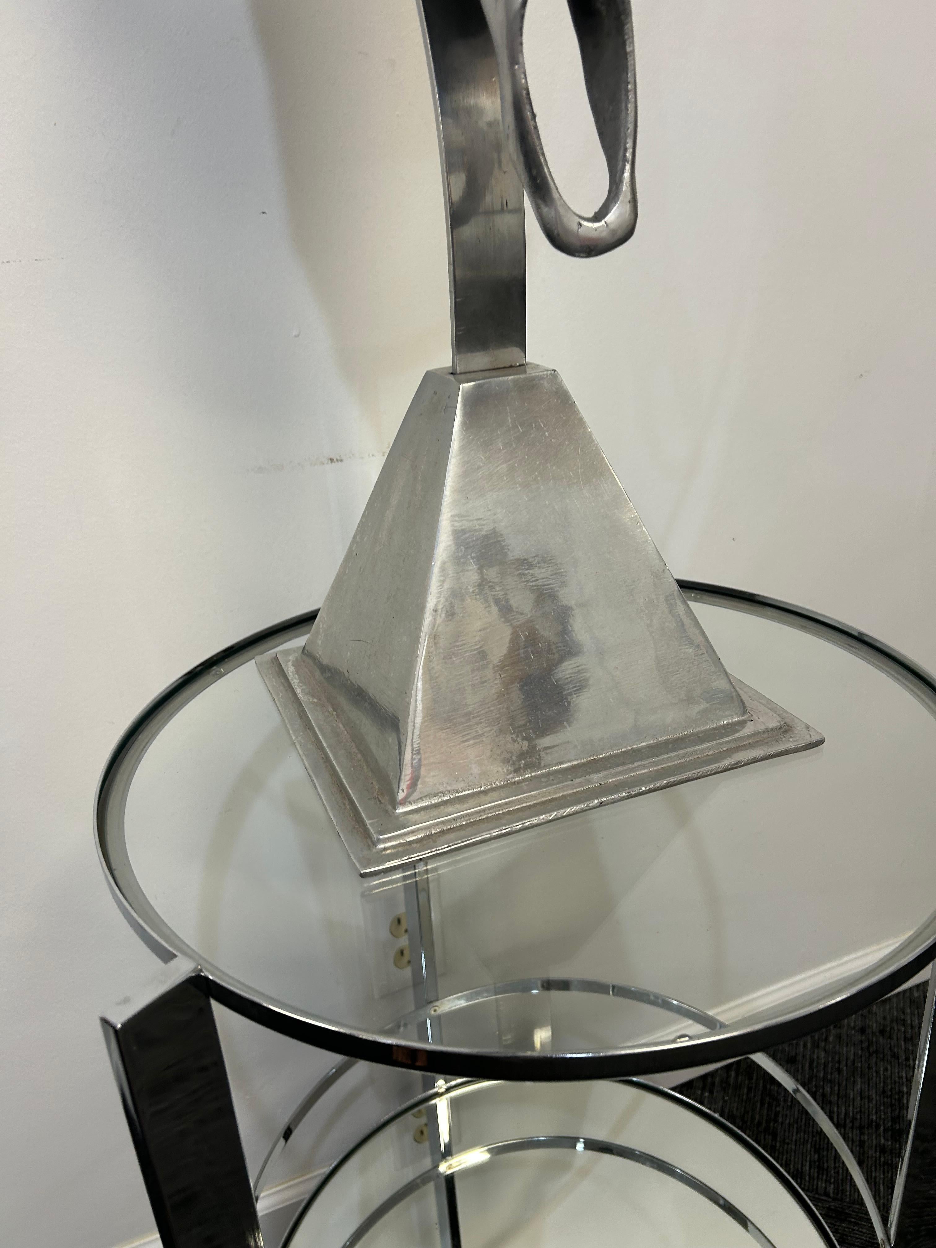 Arthur Court, hohe Aluminiumskulptur eines  gazelle im Angebot 3