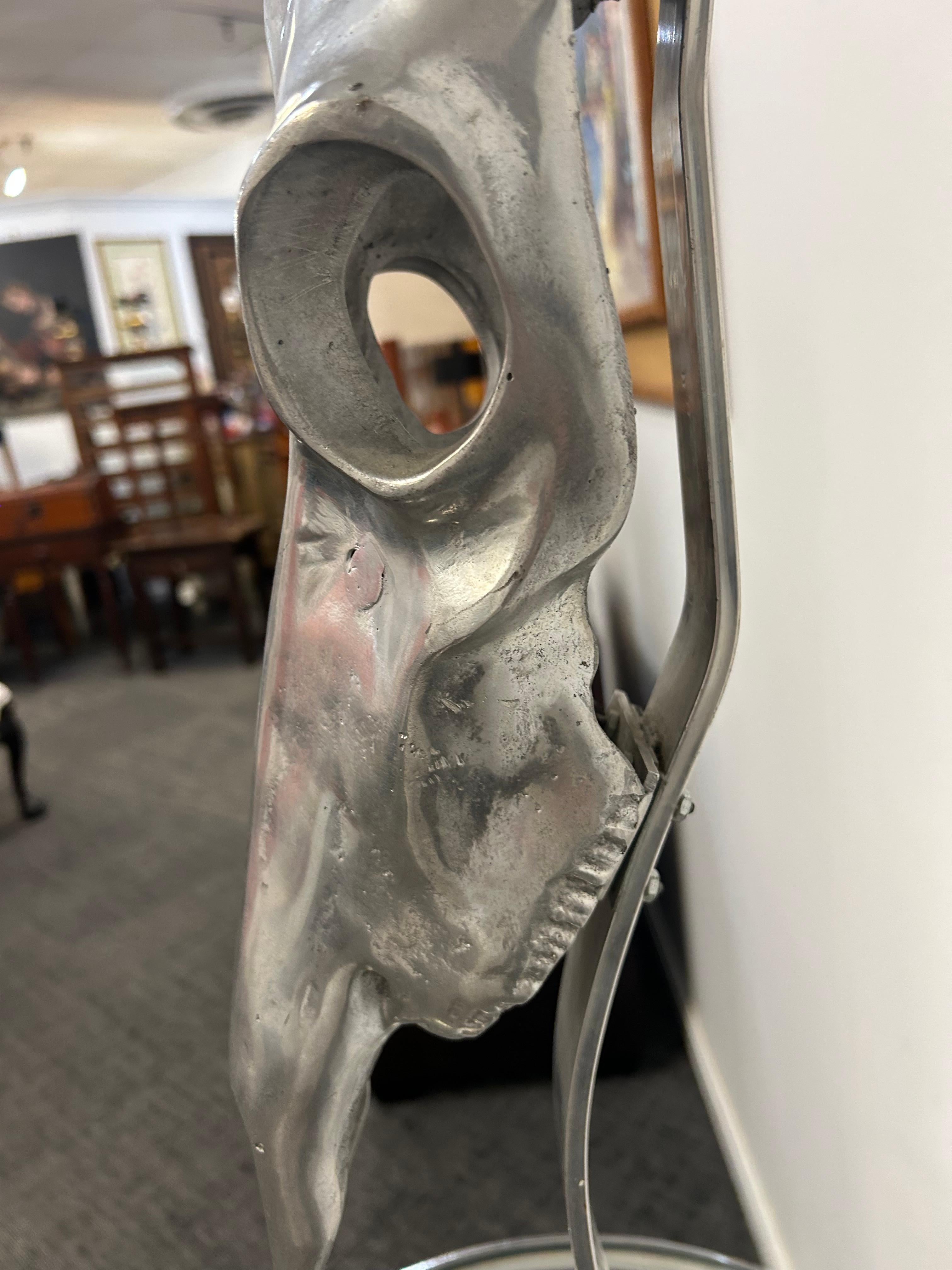 Arthur Court, hohe Aluminiumskulptur eines  gazelle im Angebot 11