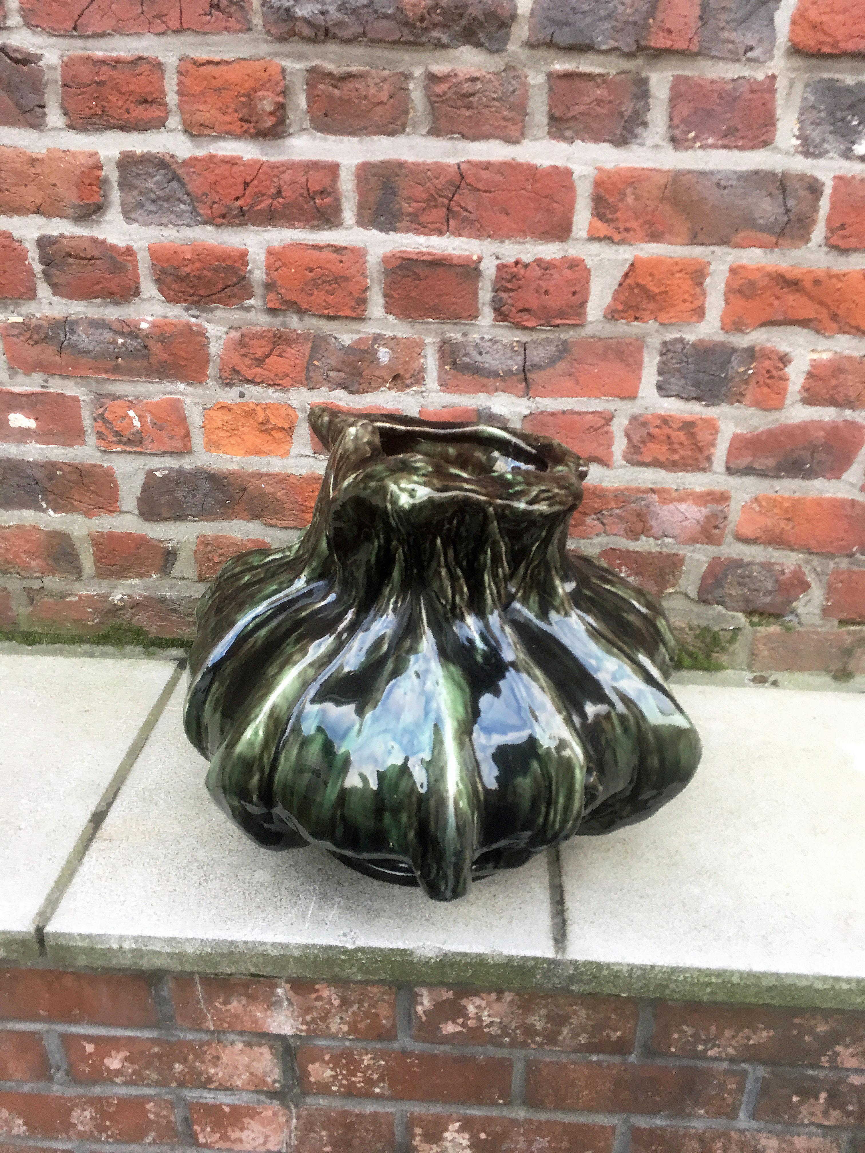 Art nouveau Grand vase en céramique Arthur Craco:: vers 1900 en vente