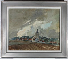 Arthur Deleu (1884-1966) - 1937 Oil, After The Rain
