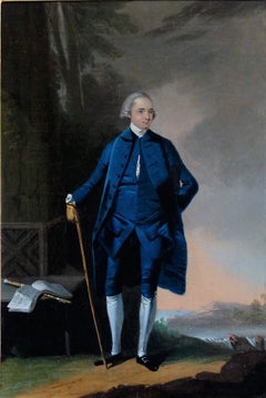 18th century portrait of the German Flautist and composer Johann Joachim Quantz