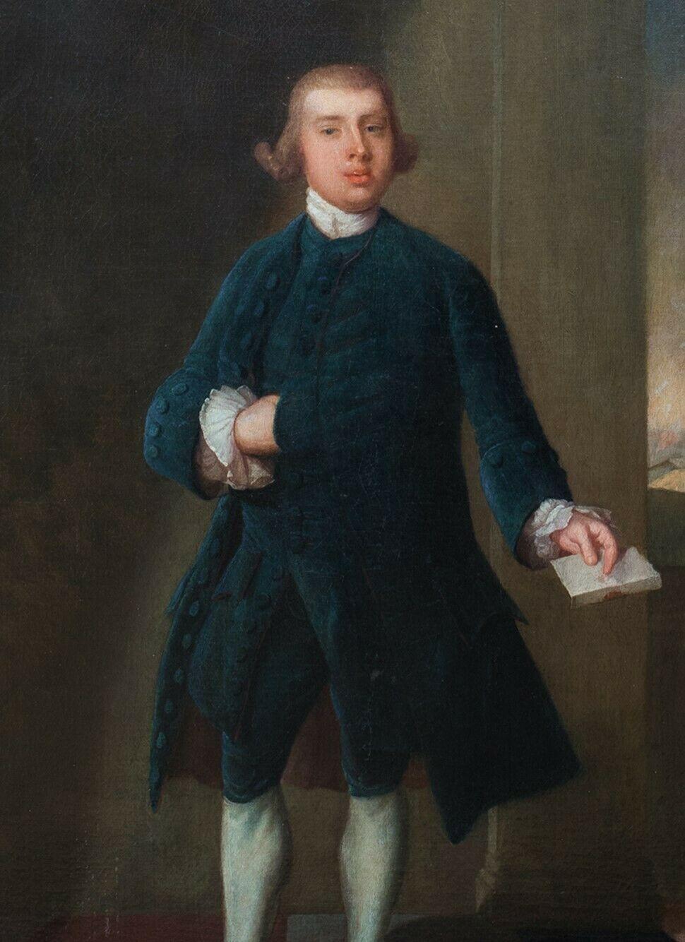 Portrait Of Henry Farington, East India Company, 18th Century - Painting by Arthur Devis